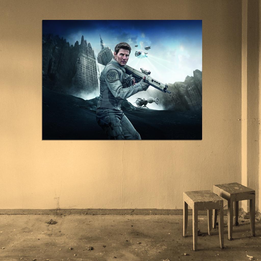 Oblivion Movie Drones Tom Cruise Weapon Wall Art Print Poster