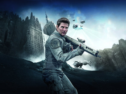 Oblivion Movie Drones Tom Cruise Weapon Wall Art Print Poster
