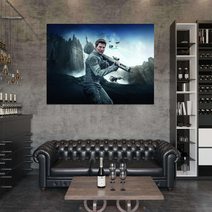 Oblivion Movie Drones Tom Cruise Weapon Wall Art Print Poster