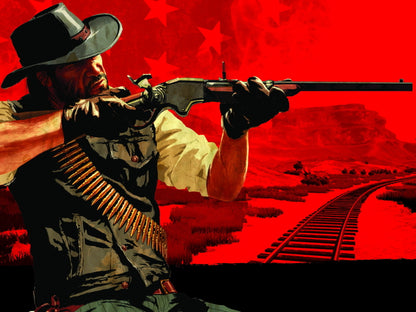 Red Dead Redemption John Marston Video Game Best Art Wall Art Print Poster