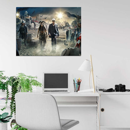 The Lone Ranger All Cast Characters Awesome Movie Wall Art Print Poster