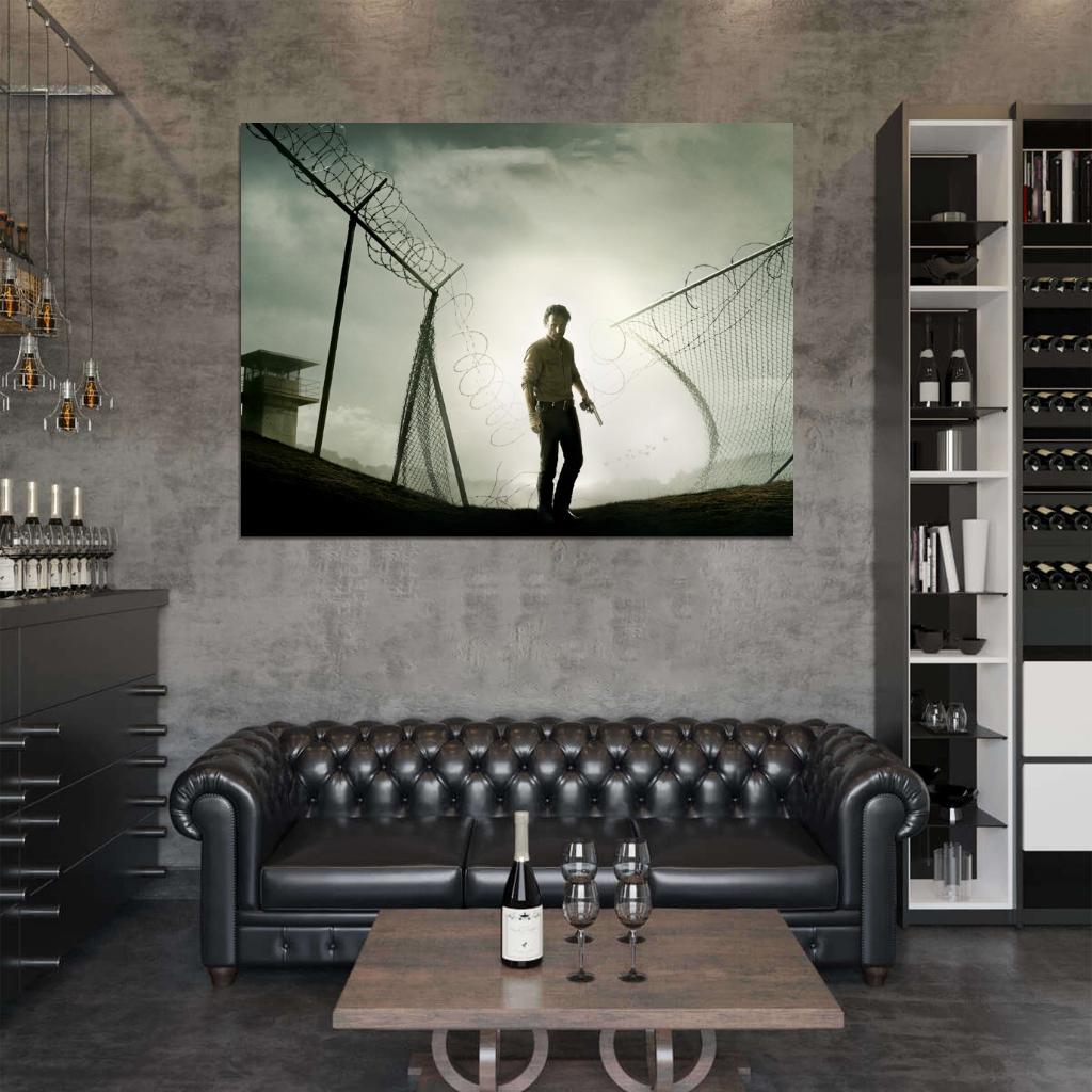 The Walking Dead Andrew Lincoln Rick Grimes Awesome Wall Art Print Poster