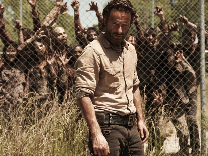 The Walking Dead Andrew Lincoln Rick Grimes Season 4 Zombies Wall Art Print Poster