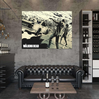 The Walking Dead Zombies Amazing Art Wall Art Print Poster