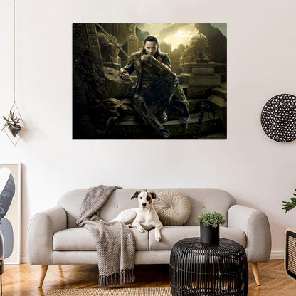 Thor 2 The Dark World Tom Hiddleston Loki Awesome Wall Art Print Poster