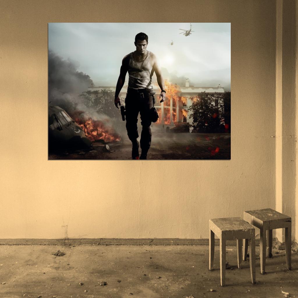 White House Down Movie Film Channing Tatum Wall Art Print Poster