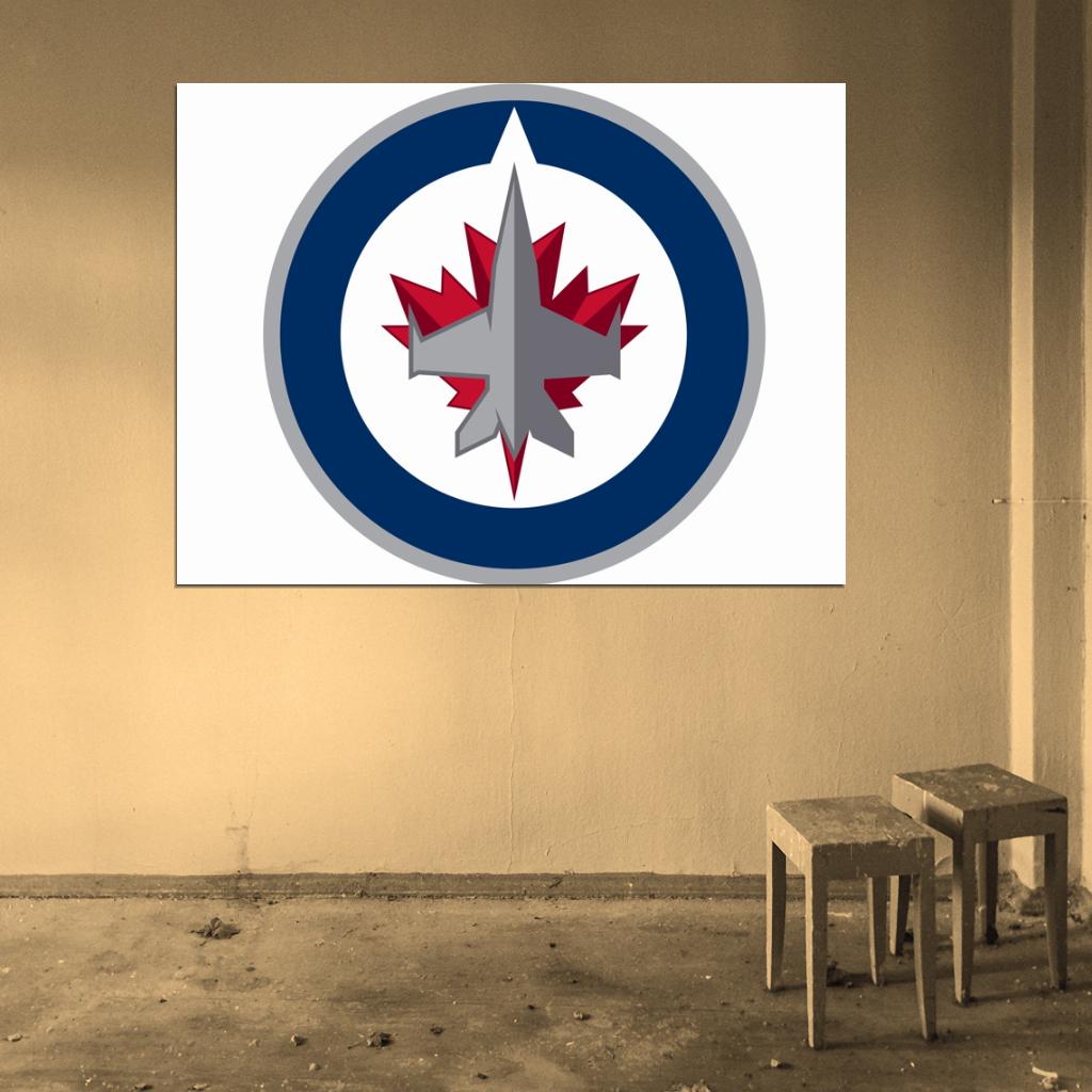 Logo Hockey Sport Art Wall Art Print Poster