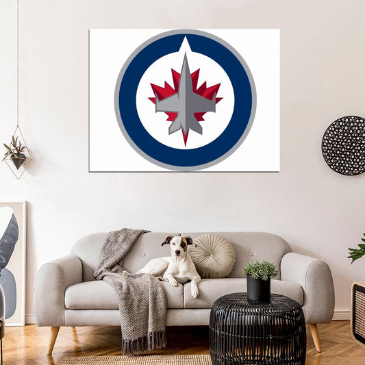 Logo Hockey Sport Art Wall Art Print Poster