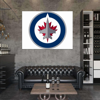 Logo Hockey Sport Art Wall Art Print Poster