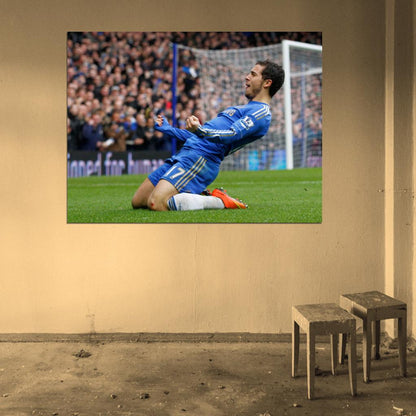 Eden Hazard Chelsea Football Soccer Sport Wall Art Print Poster