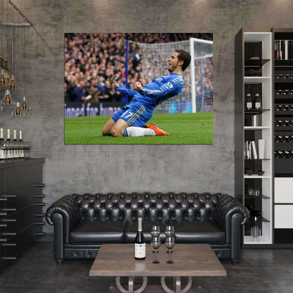 Eden Hazard Chelsea Football Soccer Sport Wall Art Print Poster