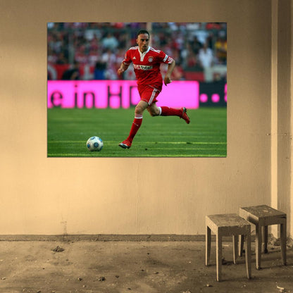 Franck Ribery Munich France Football Soccer Sport Wall Art Print Poster