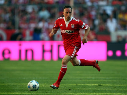 Franck Ribery Munich France Football Soccer Sport Wall Art Print Poster