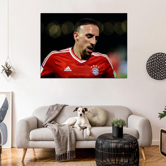 Franck Ribery Scar Munich France Football Soccer Sport Wall Art Print Poster