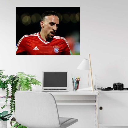 Franck Ribery Scar Munich France Football Soccer Sport Wall Art Print Poster