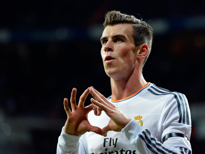 Gareth Bale Heart Madrid Wales Football Soccer Sport Wall Art Print Poster