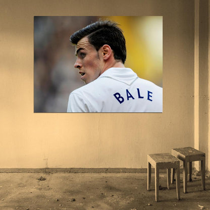 Gareth Bale Madrid Wales Football Soccer Sport Wall Art Print Poster