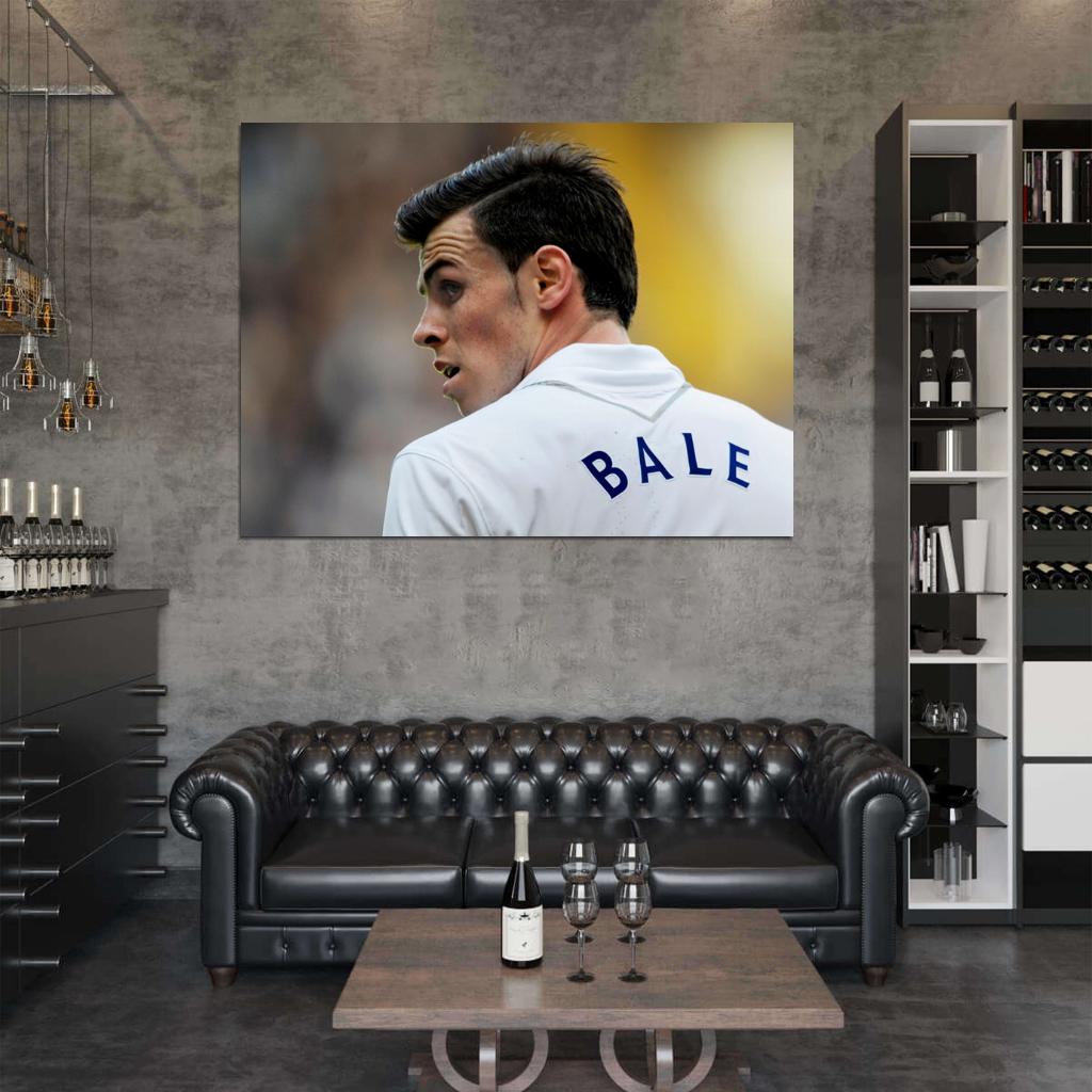 Gareth Bale Madrid Wales Football Soccer Sport Wall Art Print Poster