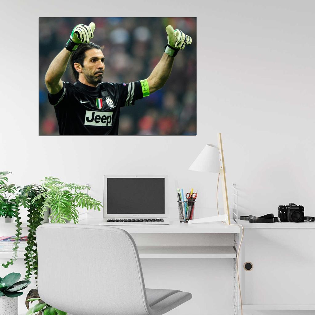 Gianluigi Buffon Gigi Goalkeeper Italy Football Soccer Sport Wall Art Print Poster