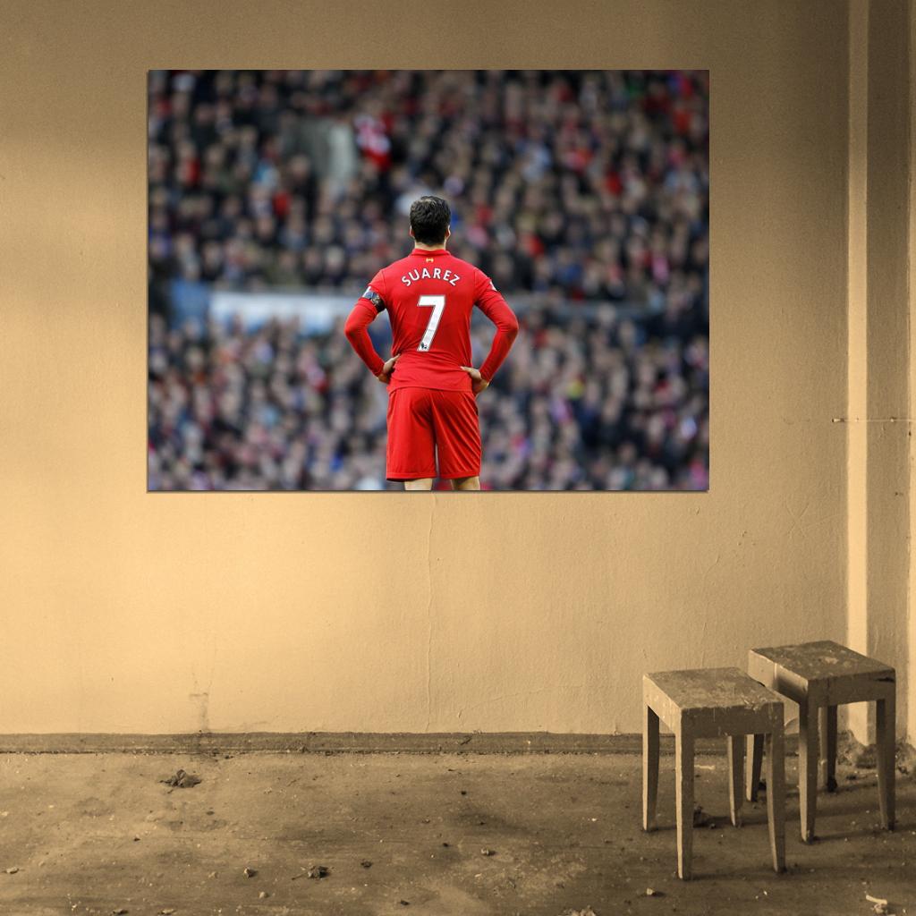 Luis Suarez Uruguay Football Soccer Sport Wall Art Print Poster