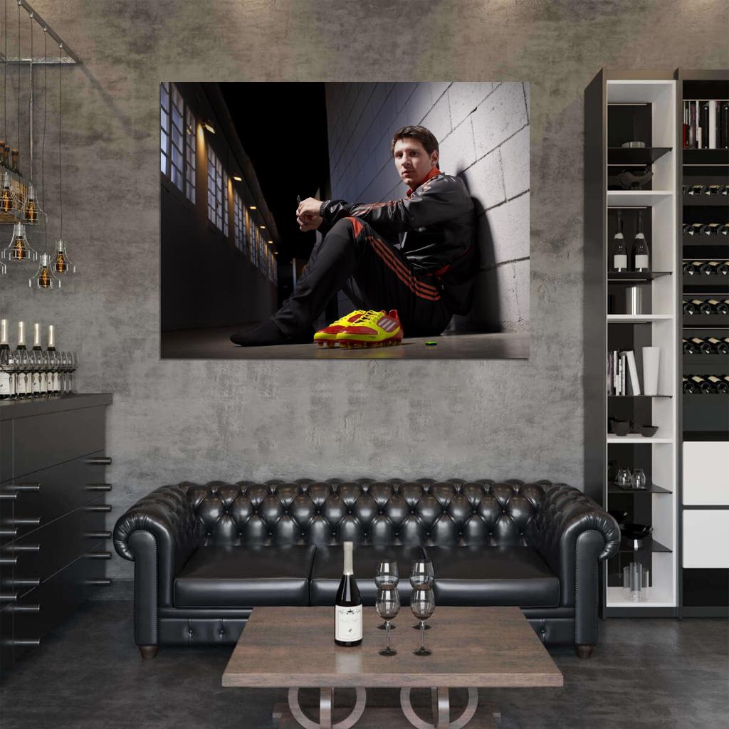Lionel Andres Messi FC Argentina Football Soccer Sport Wall Art Print Poster