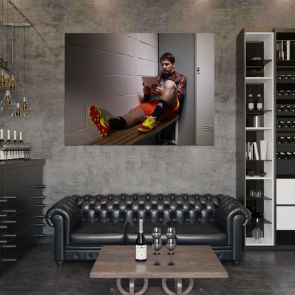 Leo Lionel Messi FC Argentina Football Soccer Sport Wall Art Print Poster