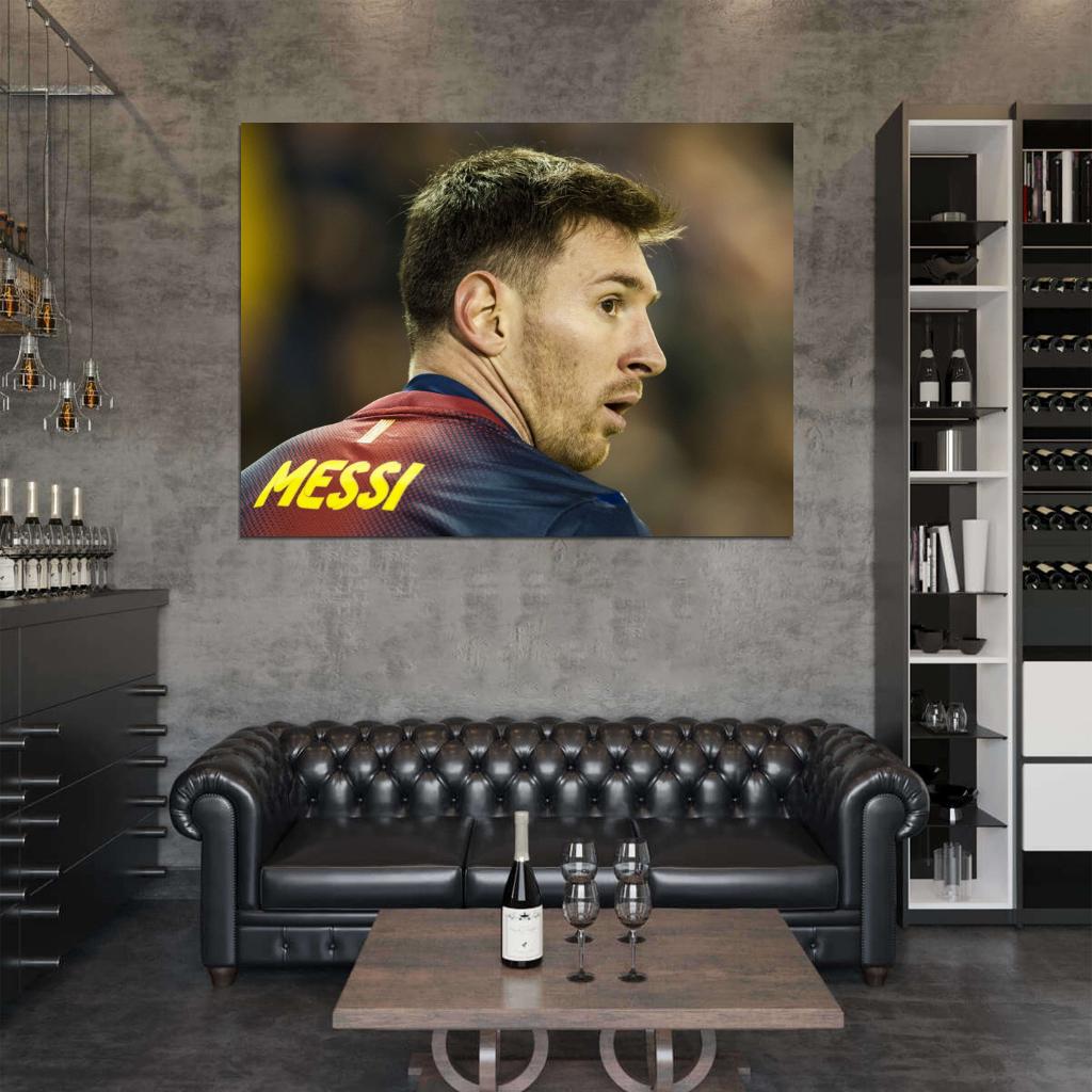 Lionel Messi FC Argentina Football Soccer Sport Wall Art Print Poster