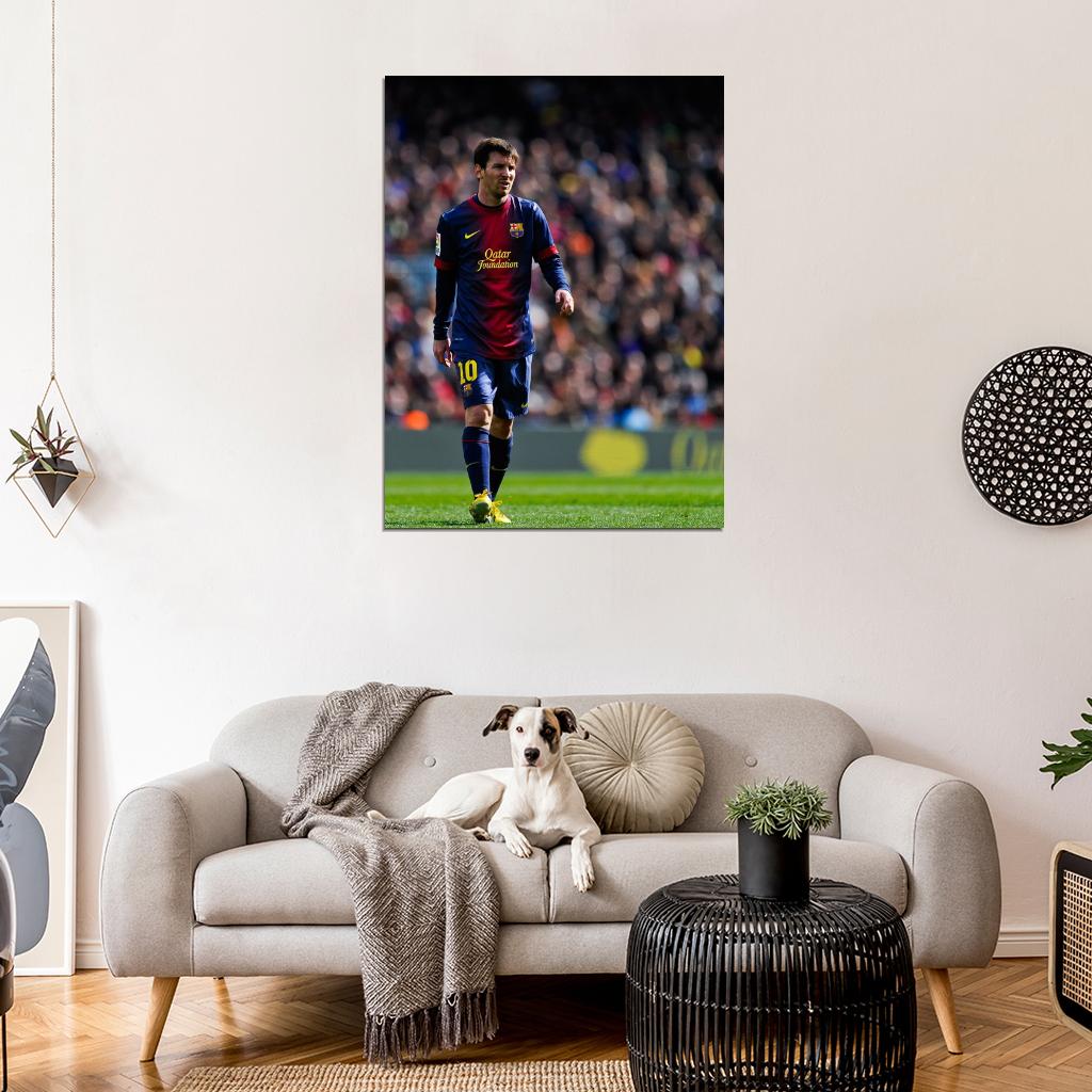 Lionel Messi FC Argentina Football Soccer Sport Wall Art Print Poster