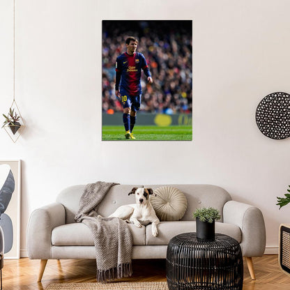 Lionel Messi FC Argentina Football Soccer Sport Wall Art Print Poster