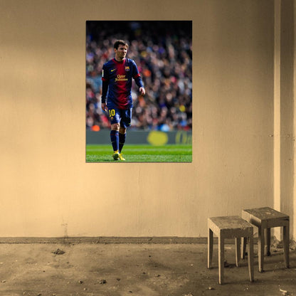 Lionel Messi FC Argentina Football Soccer Sport Wall Art Print Poster