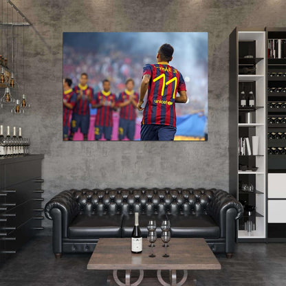 Neymar da Silva Santos Jr Brazil FC Football Soccer Sport Wall Art Print Poster