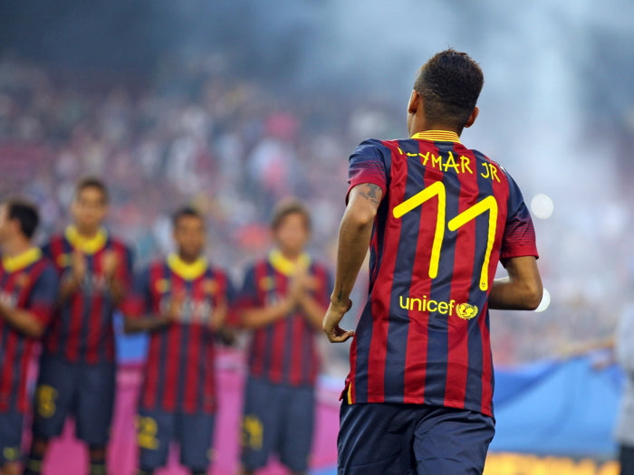 Neymar da Silva Santos Jr Brazil FC Football Soccer Sport Wall Art Print Poster