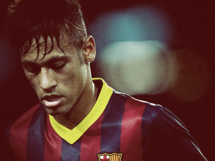 Neymar da Silva Santos Brazil FC Football Soccer Sport Wall Art Print Poster