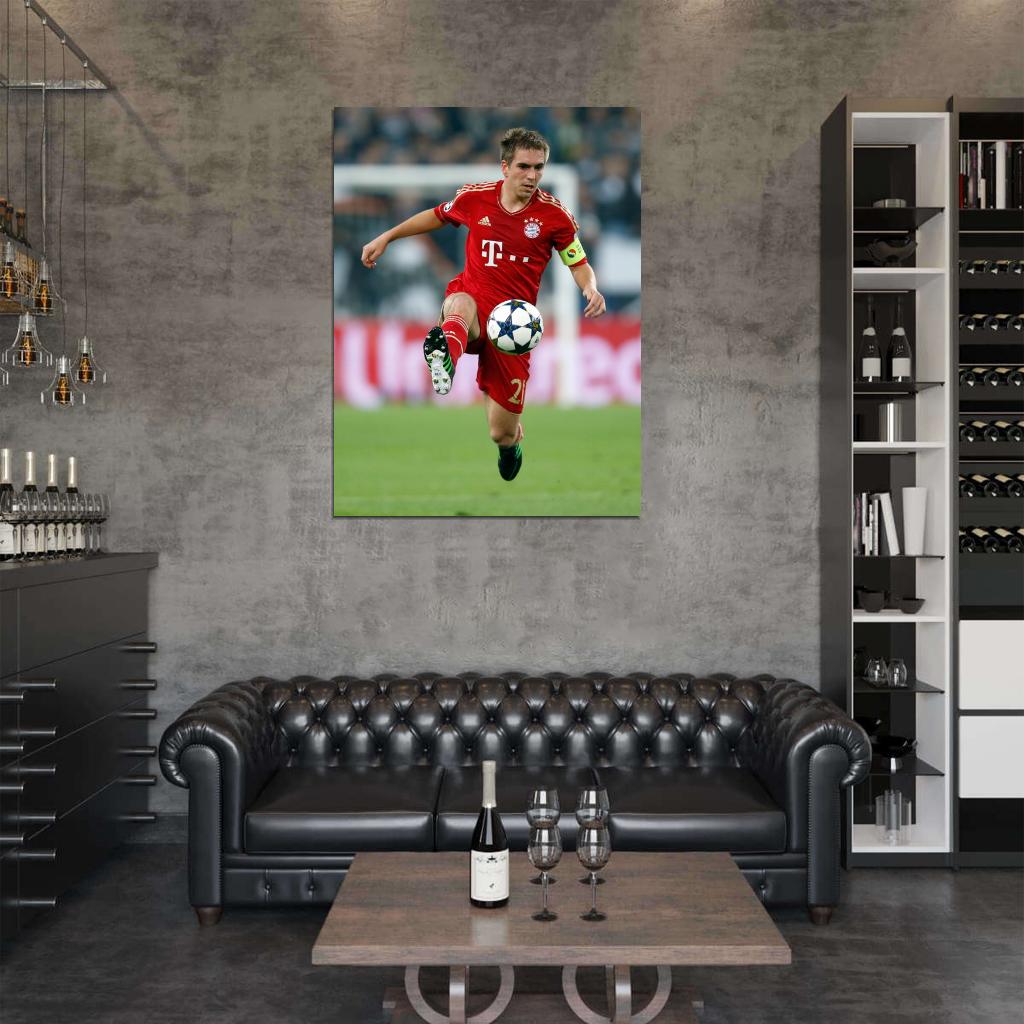 Philipp Lahm Munich Germany Football Soccer Sport Wall Art Print Poster