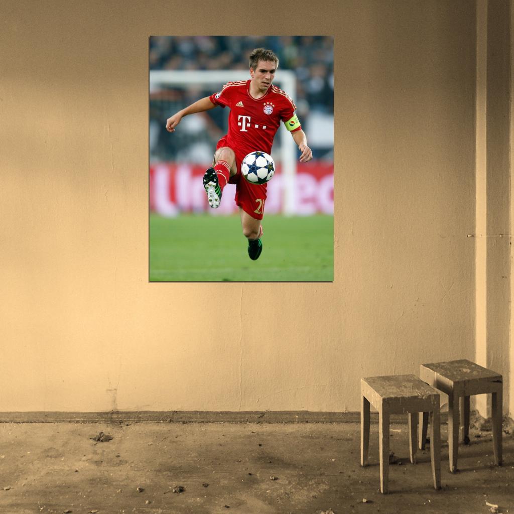 Philipp Lahm Munich Germany Football Soccer Sport Wall Art Print Poster
