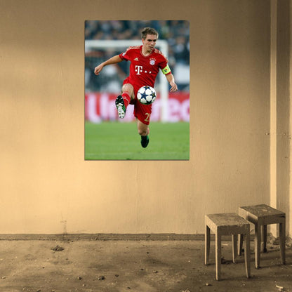 Philipp Lahm Munich Germany Football Soccer Sport Wall Art Print Poster