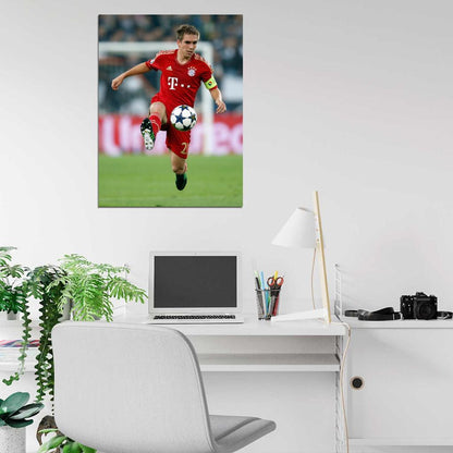 Philipp Lahm Munich Germany Football Soccer Sport Wall Art Print Poster