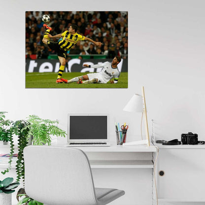 Robert Lewandowski Poland Football Soccer Sport Wall Art Print Poster