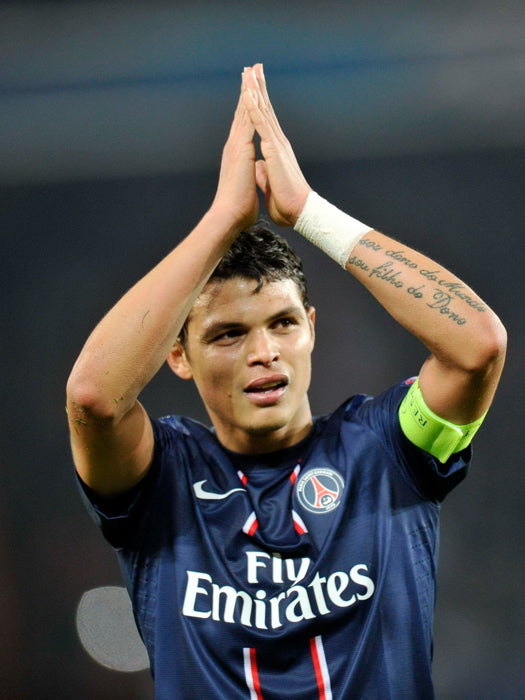 Thiago Silva Paris Saint-Germain Brazil Football Soccer Sport Wall Art Print Poster