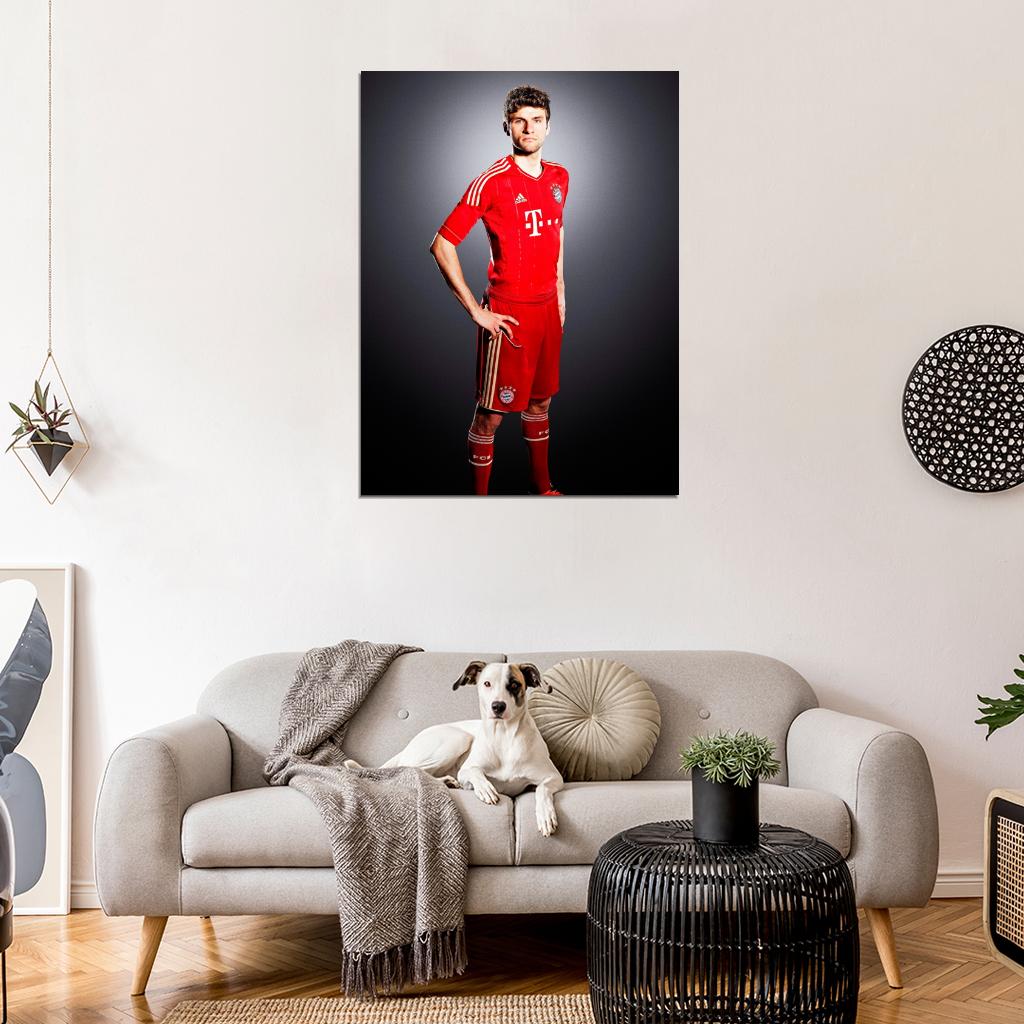 Thomas Muller Munich Germany Football Soccer Sport Wall Art Print Poster
