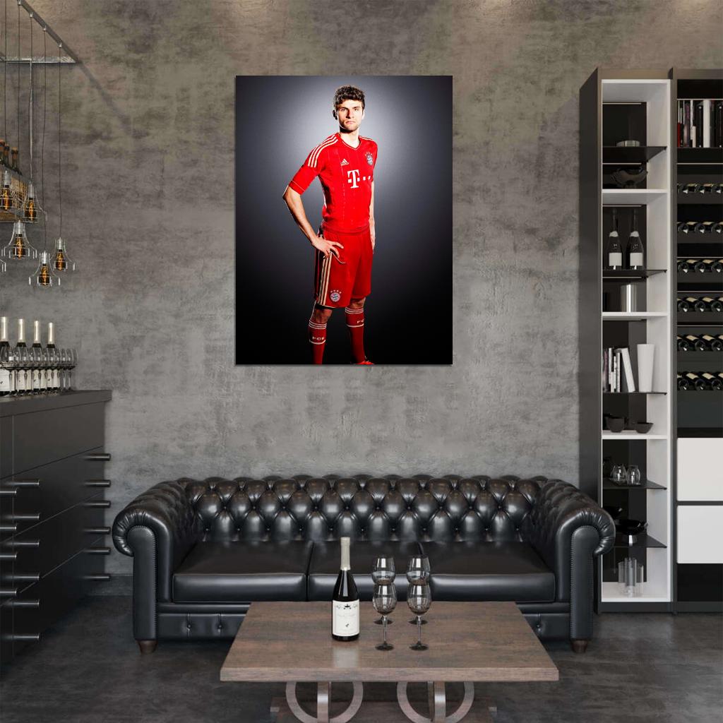 Thomas Muller Munich Germany Football Soccer Sport Wall Art Print Poster
