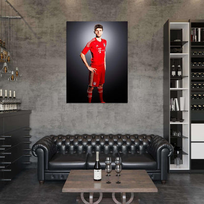 Thomas Muller Munich Germany Football Soccer Sport Wall Art Print Poster