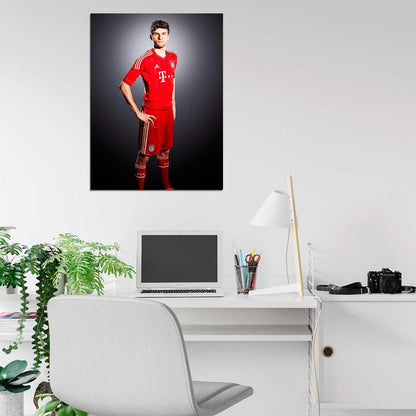 Thomas Muller Munich Germany Football Soccer Sport Wall Art Print Poster