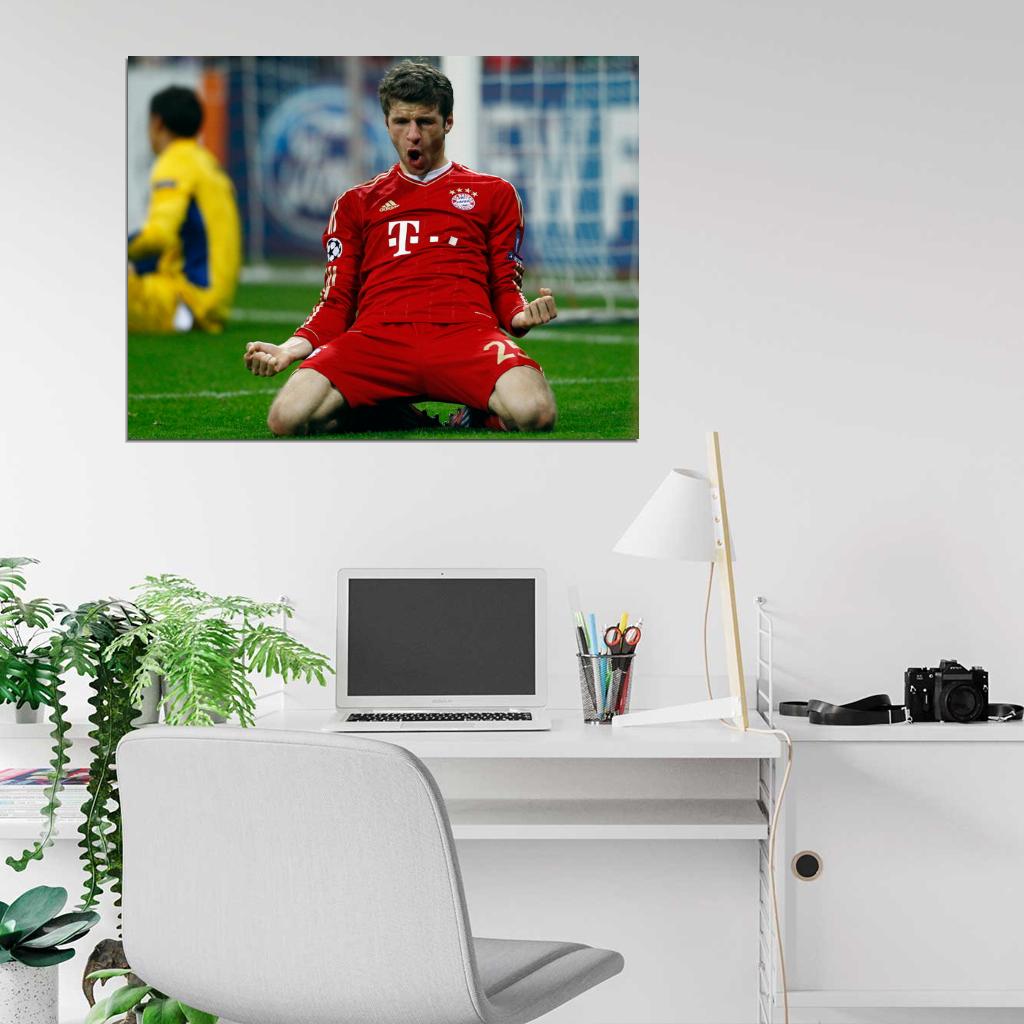 Thomas Muller Munich Germany Football Soccer Sport Wall Art Print Poster