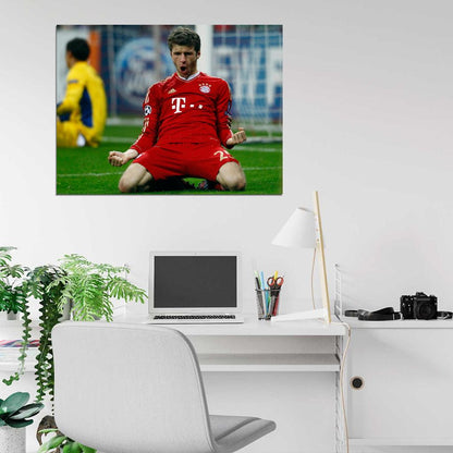 Thomas Muller Munich Germany Football Soccer Sport Wall Art Print Poster