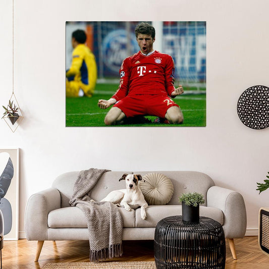 Thomas Muller Munich Germany Football Soccer Sport Wall Art Print Poster