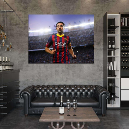 Xavi Xavier Hernandez Spain Football Soccer Sport Wall Art Print Poster