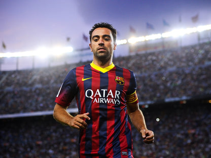 Xavi Xavier Hernandez Spain Football Soccer Sport Wall Art Print Poster