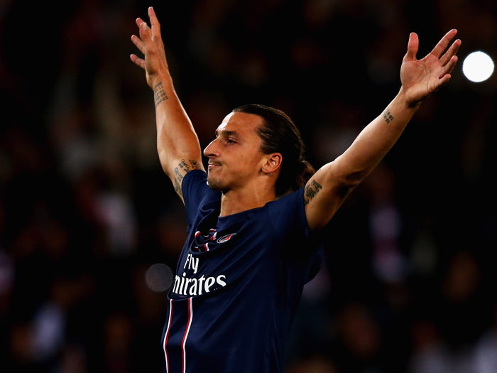 Zlatan Ibrahimovic Paris Saint-Germain Sweden Football Soccer Sport Wall Art Print Poster
