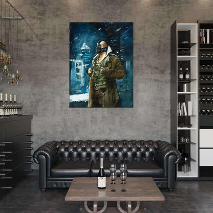 Bane Dark Knight Rises Painting Art Wall Art Print Poster